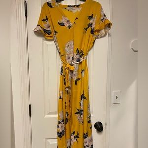 BOUQUET FLUTTER SHIRTDRESS
